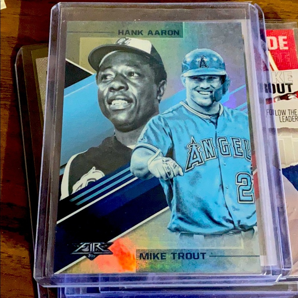 2019 Topps mike trout and hank Aaron #LL-12 PSA10?